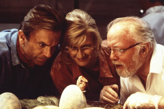 Photo Laura Dern, Sam Neill, Richard Attenborough