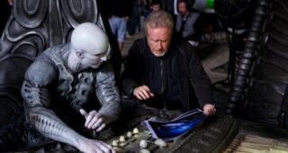 Prometheus : Photo Ridley Scott