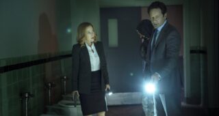 saison 10 : Photo Gillian Anderson, David Duchovny