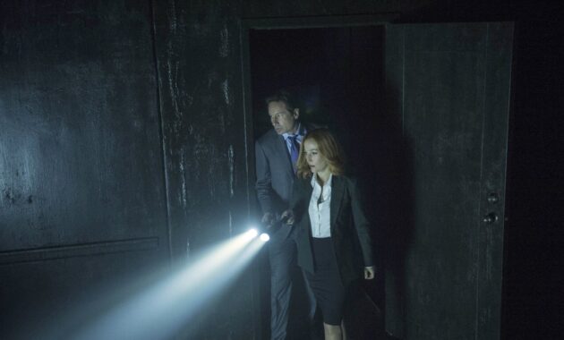saison 10 : Photo Gillian Anderson, David Duchovny