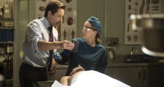 saison 10 : Photo Gillian Anderson, David Duchovny