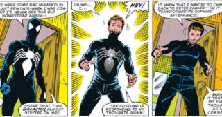 Spider-Man 3 : Comics Le costume noir de Spider-Man