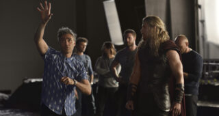 Thor : Ragnarok : Photo Chris Hemsworth, Taika Waititi