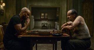 American Gods saison 1 : Photo Ricky Whittle, Peter Stormare