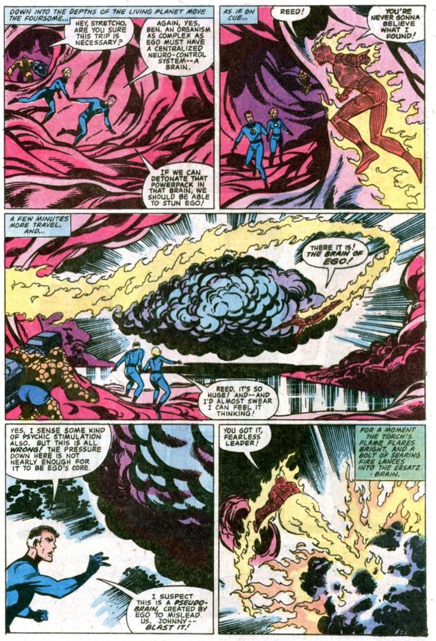 Comics Fantastic Four vs Ego