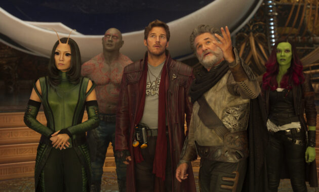 Les Gardiens de la Galaxie Vol. 2 : Photo Kurt Russell, Chris Pratt