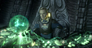 Prometheus : Photo Michael Fassbender