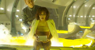 Prometheus : Photo Michael Fassbender, Noomi Rapace