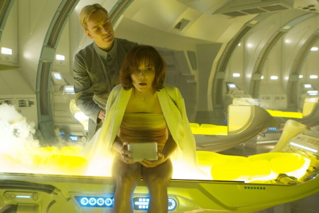 Photo Michael Fassbender, Noomi Rapace