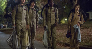 Stranger Things saison 2 : Photo Caleb McLaughlin, Finn Wolfhard, Gaten Matarazzo, Noah Schnapp