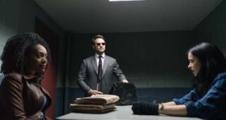 The Defenders : Photo Krysten Ritter, Charlie Cox