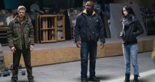 The Defenders : Photo Krysten Ritter, Finn Jones, Mike Colter