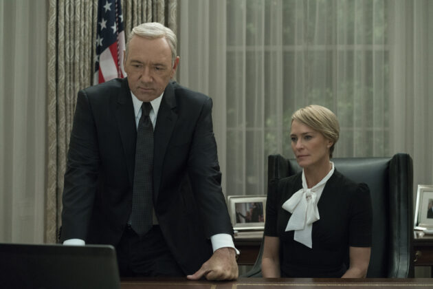 Photo Robin Wright, Kevin Spacey, House of Cards