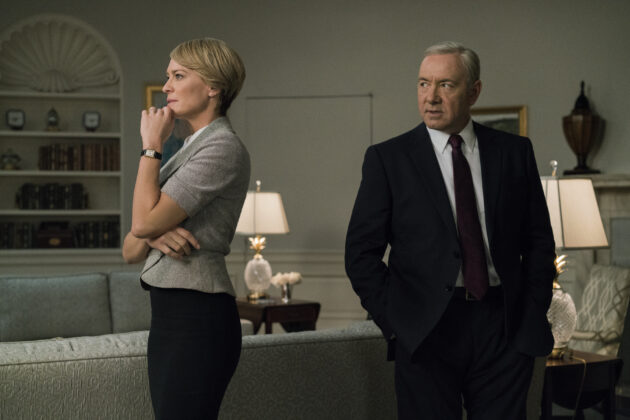 Photo Robin Wright, Kevin Spacey, House of Cards