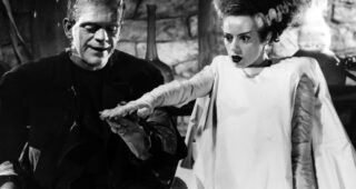 La Fiancée de Frankenstein : Photo Boris Karloff, Elsa Lanchester