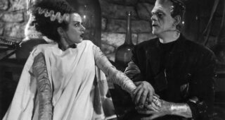 La Fiancée de Frankenstein : Photo Boris Karloff, Elsa Lanchester