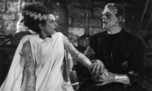 La Fiancée de Frankenstein : Photo Boris Karloff, Elsa Lanchester