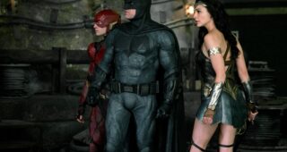 Justice League : Photo Gal Gadot, Ben Affleck, Ezra Miller