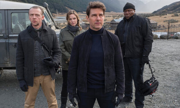 Mission : Impossible 6 : Photo Tom Cruise, Simon Pegg, Ving Rhames, Rebecca Ferguson