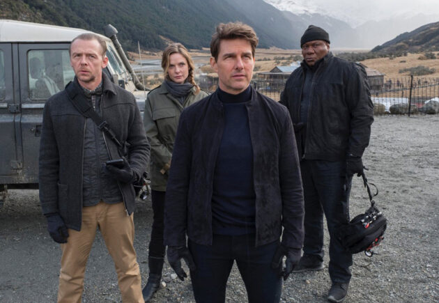 Photo Tom Cruise, Simon Pegg, Ving Rhames, Rebecca Ferguson