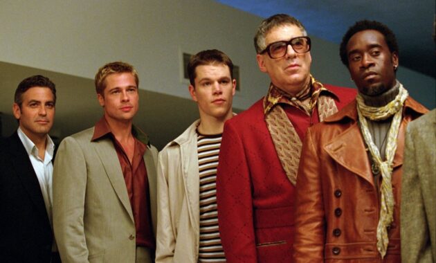 Ocean's Eleven : Photo George Clooney, Brad Pitt, Elliott Gould, Don Cheadle, Matt Damon