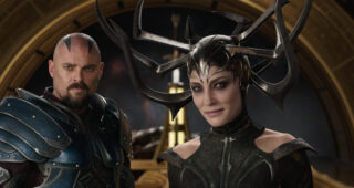 Thor : Ragnarok : Photo Cate Blanchett, Karl Urban
