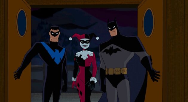 Photo Batman Nightwing Harley Quinn