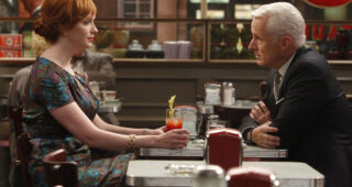 Mad Men : Photo Christina Hendricks, John Slattery