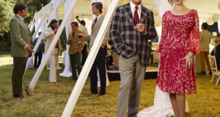 Mad Men : Photo Christina Hendricks, John Slattery