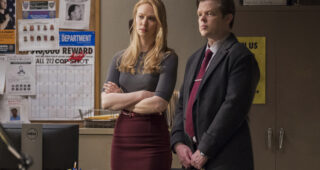 The Defenders : Photo Deborah Ann Woll, Elden Henson