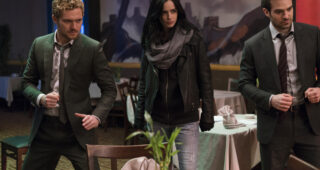 The Defenders : Photo Finn Jones, Krysten Ritter, Charlie Cox, The Defenders saison 1
