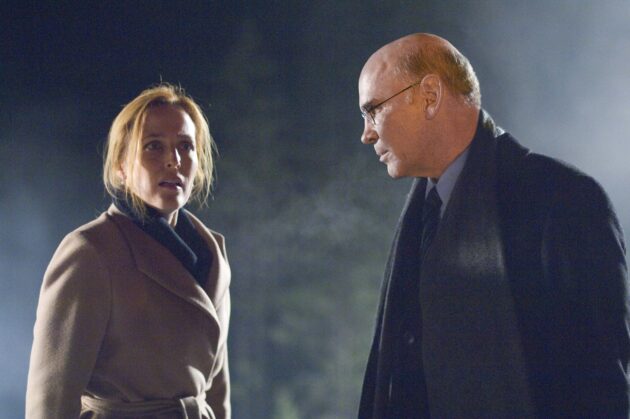 Photo Mitch Pileggi, Gillian Anderson