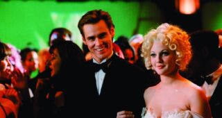 Jim Carrey : Photo Drew Barrymore, Batman forever
