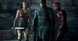 Justice League : Photo Ben Affleck, Gal Gadot, Ezra Miller