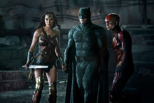 Photo Ben Affleck, Gal Gadot, Ezra Miller