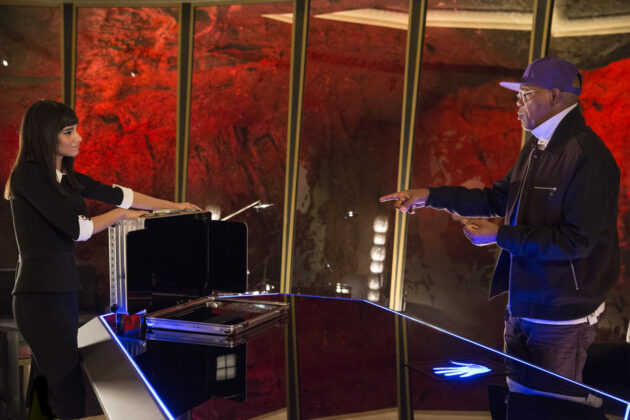 Photo, Samuel L. Jackson, Sofia Boutella