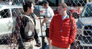 Scott M. Gimple : Photo Steven Yeun, Scott Gimple