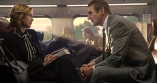The Commuter : Photo Liam Neeson,, Vera Farmiga
