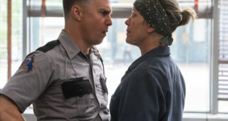 3 Billboards - Les panneaux de la vengeance : Photo Frances McDormand, Sam Rockwell