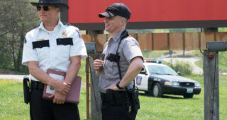 3 Billboards - Les panneaux de la vengeance : Photo Sam Rockwell, Woody Harrelson
