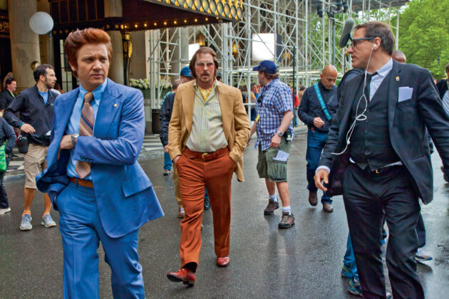 Photo Jeremy Renner, Christian Bale, David O. Russell
