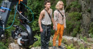 Chaos Walking : Photo tournage Tom Holland, Daisy Ridley