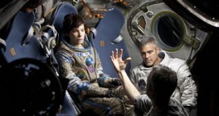 Gravity : Photo Sandra Bullock, George Clooney, Alfonso Cuarón