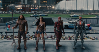 Justice League : Photo Jason Momoa, Ray Fisher, Ezra Miller, Gal Gadot
