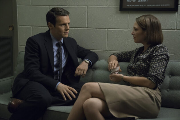 Photo Mindhunter, Jonathan Groff, Anna Torv