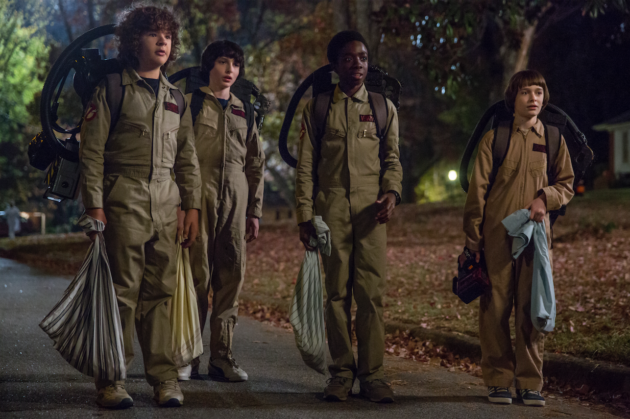 Stranger Things saison 2 : Photo Finn Wolfhard, Gaten Matarazzo, Caleb McLaughlin, Noah Schnapp