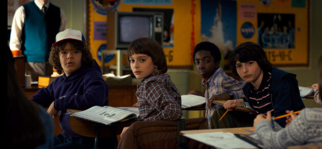 Photo Noah Schnapp, Gaten Matarazzo, Caleb McLaughlin, Finn Wolfhard