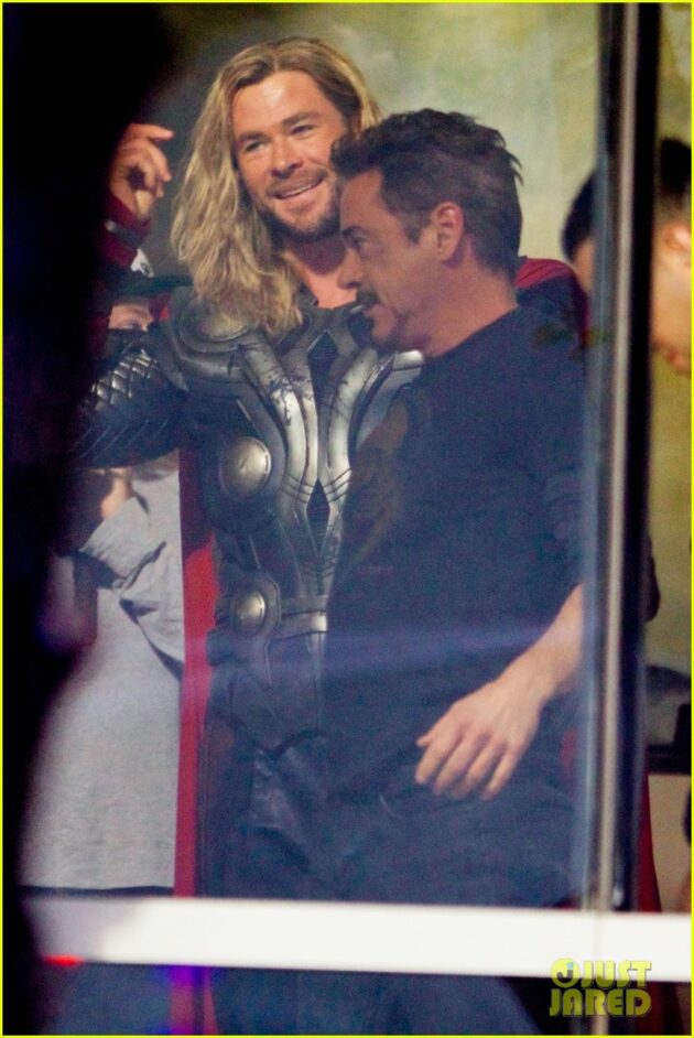 Photo Chris Hemsworth, Robert Downey Jr.