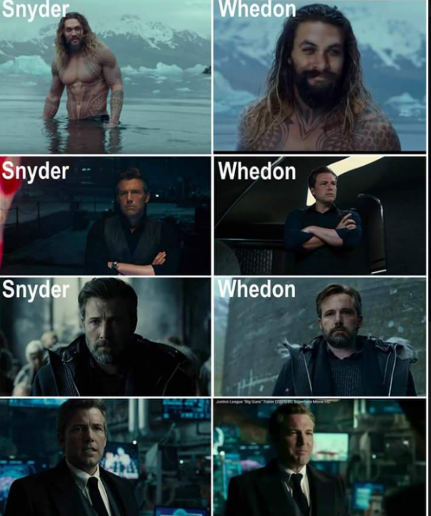 Comparatif Whedon Snyder