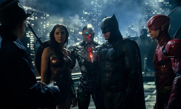 Justice League : Photo Gal Gadot, Ben Affleck, Ezra Miller, Ray Fisher, Zack Snyder's Justice League